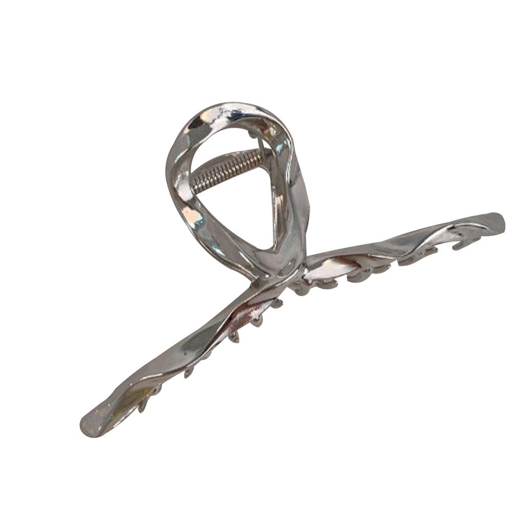Hair Claw Clip Twisted Claw Clips Clamps Large Alloy Hair Catch Pure Color Styling Accessories