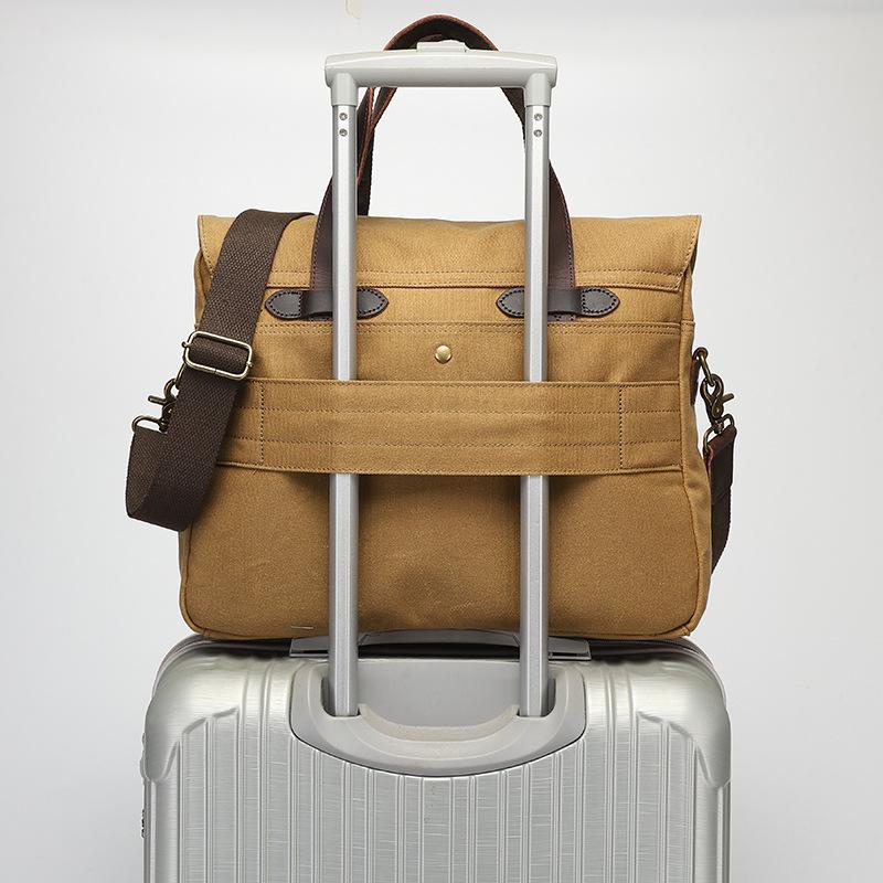Tote Briefcase Camera Bag Men's One-shoulder Oblique Straddle Package Outside Travel Oblique Back Electric Head Canvas