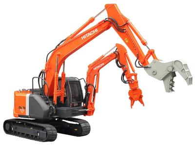 Hasegawa מכונת מפרט זרוע כפולה Hitachi Construction Machinery Astaco NEO מכונת מפרט חותך מסגרת דגם פלסטיק SP361 1/35