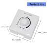 Flicker Without 0 To 10V PWM Dimmer Switches 5A 2000W Easy Wiring Plastic Housing Suitable for LED Halogens Bulbs Trailers