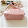 Solid Color Jelly Hobos Handbag Casual Dirty Resistant Crossbody Bag Pvc Waterproof Crossbody Satchel Cosmetic Storage Bag