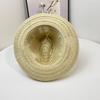 Straw Hat Women's Summer Seaside Beach Vacation Sun Hat New Simple Top Hat Straw Sun Hat Men