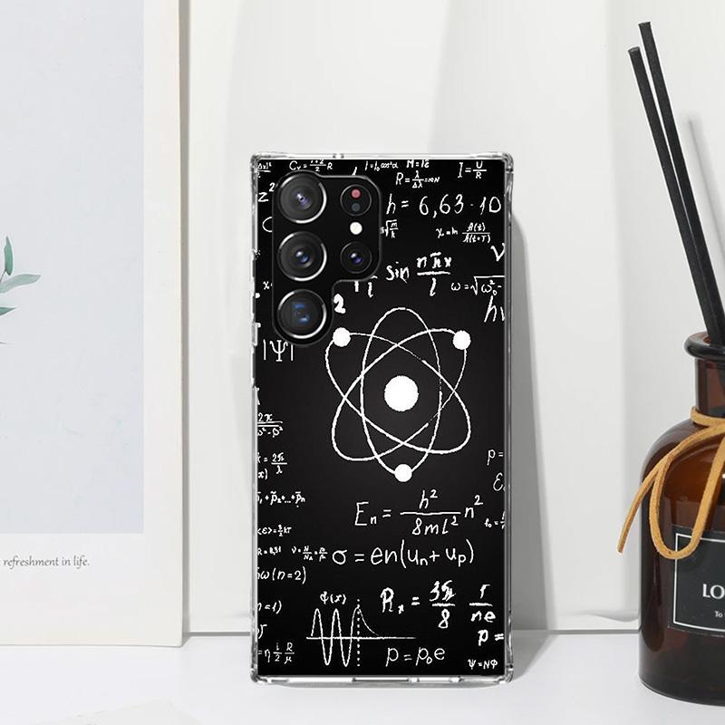 

Physics Chemical Mathematics Phone Case For Samsung Galaxy S25 S24 S23 S22 Ultra S21 FE S20 Plus S10 + S10E Art Fundas Back Cove Samsung S23 FE