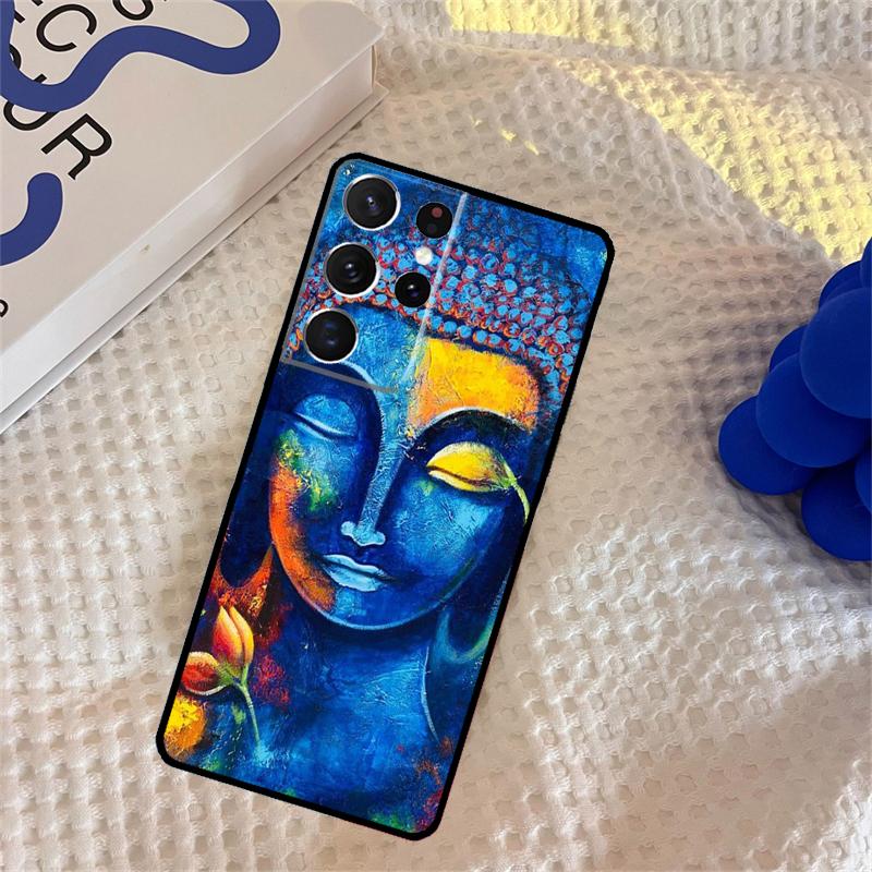 Buddha Phone Case For Samsung Galaxy S25 Ultra S9 S10 S20 S22 S21 FE S23 S24 Plus Portector Cover