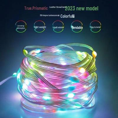 Soundaktivierte bunte Lichterketten im TikTok-Stil für Camping & Feiertage