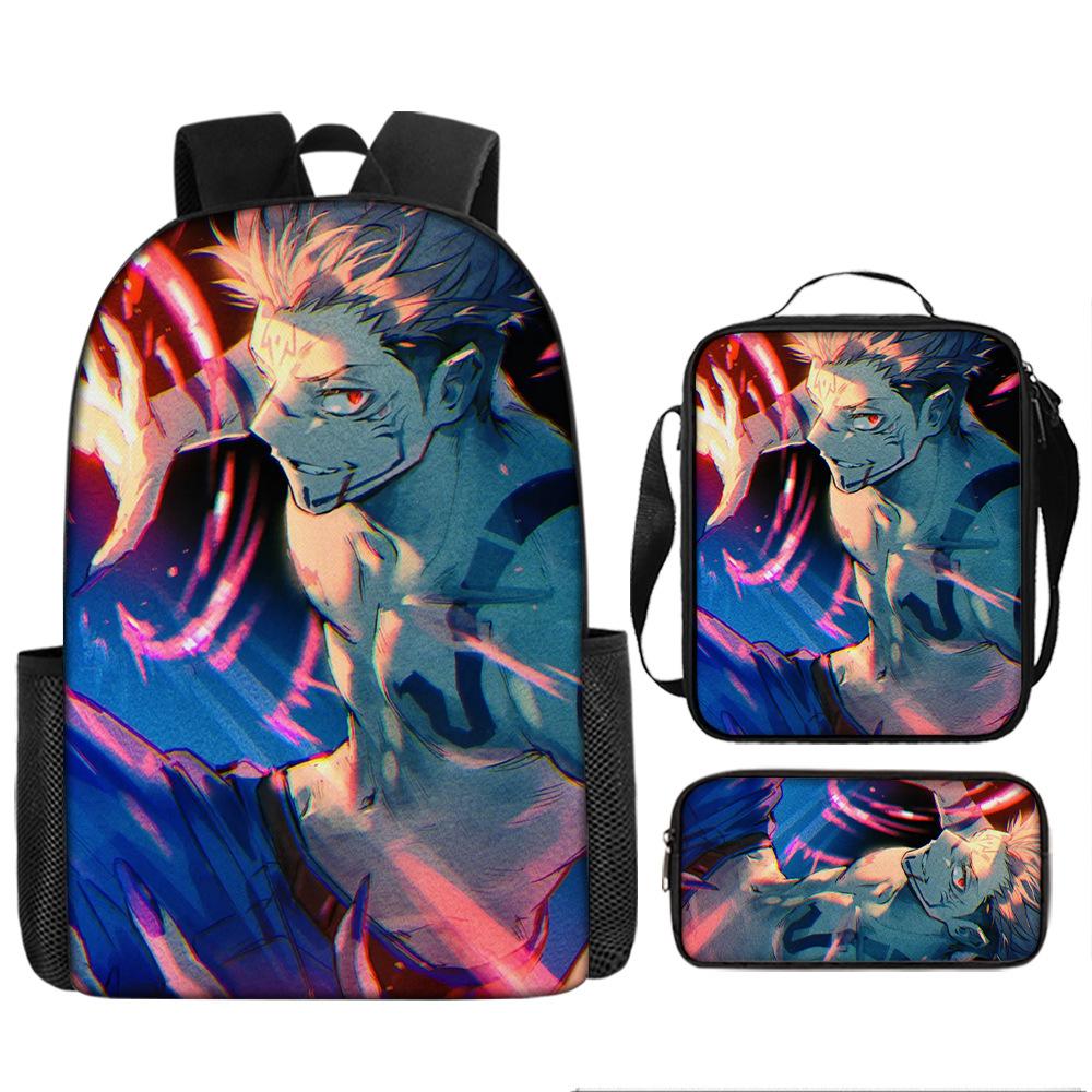 Spell Return to War Backpack Campus Primary and Secondary School Student School Bag Knotweed Yoren Fuhehui Wujo Animation Backpack
