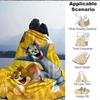 1pc Tom Jerry Blanket Lightweight Flannel Throw For Sofa, Bed, Travel, Livingroom, Office, Couch, Chair, And Bed