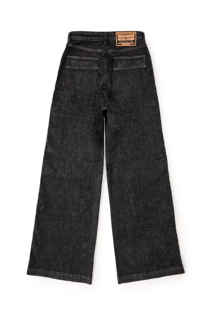 Cargo 3D Regular Loose 25 [Diesel] Women's Pants, Pocket, Fit, P-MIRTAR86NT, A15757R86NT, 02, Black,