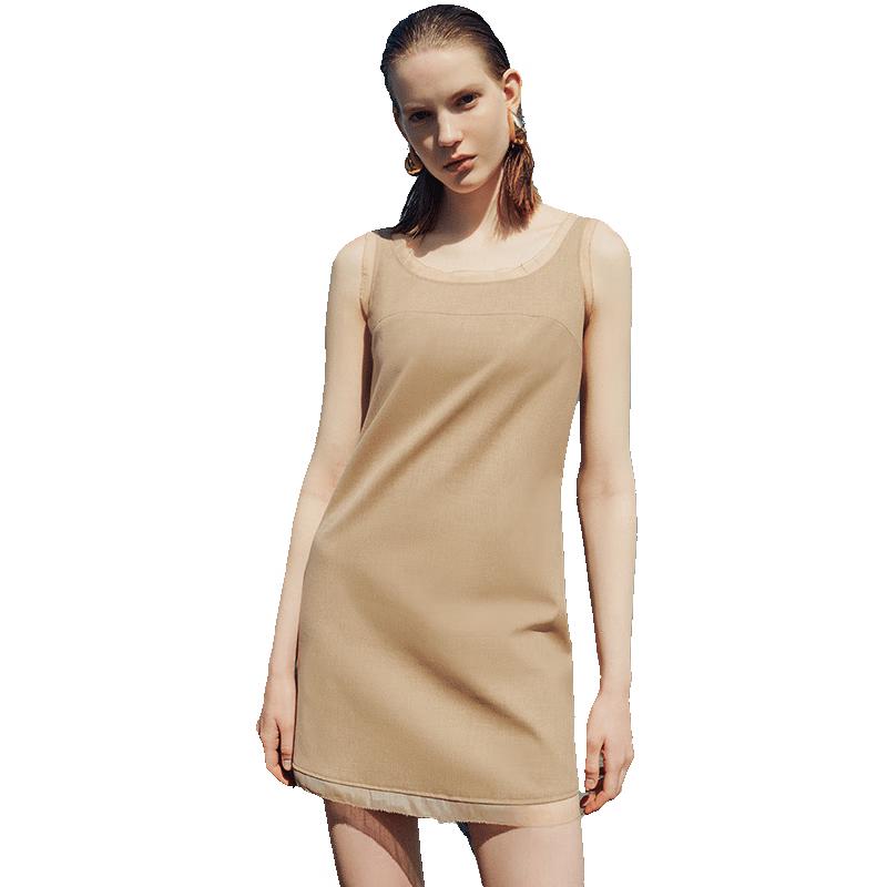 

ONLY 2024 Fall Sleeveless Patchwork Mini Dress M