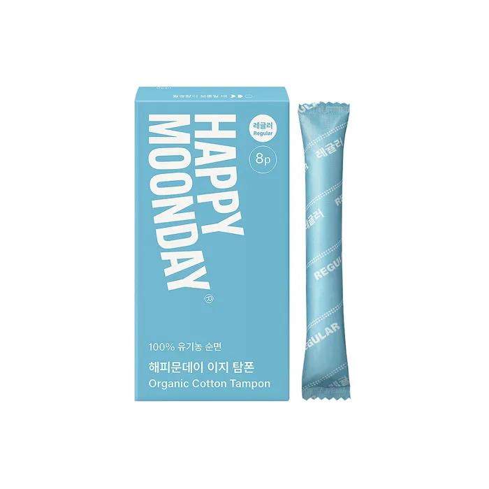 Happymoonday Organic Easy Tampon Light/Regular/Super 8P