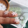300pcs-Christmas Snowflakes Confetti Artificial Snow Xmas Tree Ornaments Decorations for Home Party Wedding Decor