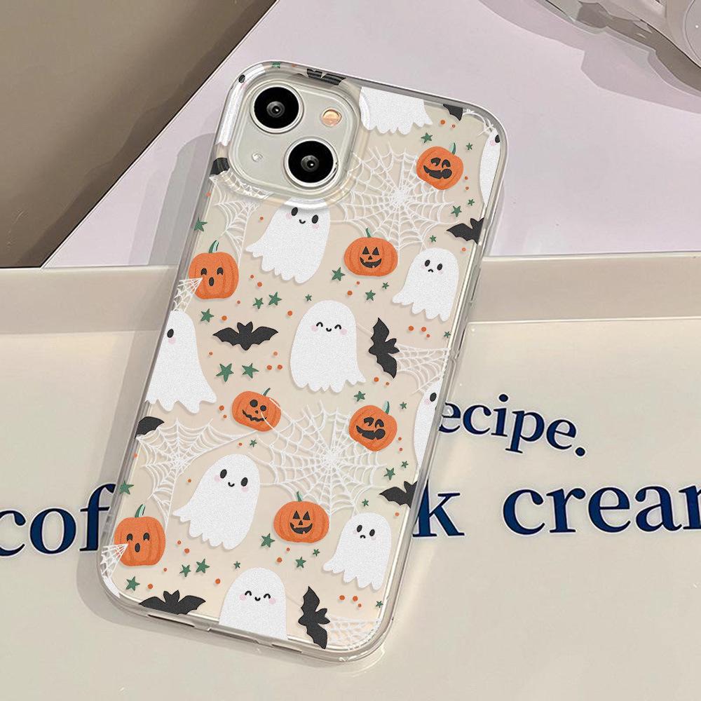 iPhone 17 Pro Max Halloween Ghost Frosted Drop-Proof Case