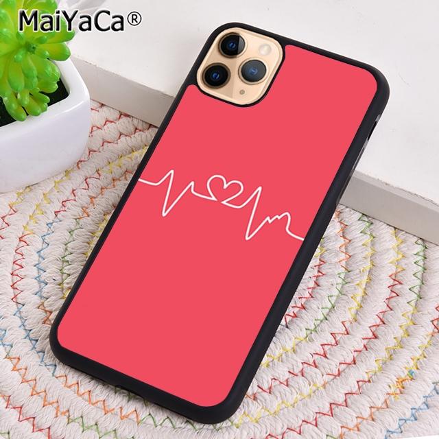 MaiYaCa NurSE Medical Medicine Health Heart Stethoscope Phone Case Cover For iPhone 17 Air 16 16e 15 plus 11 12 13 14 pro max