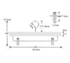Amber Home Wooden Trouser and Skirt Set of Pants Bottoms Slacks Prevents Shape Strong Wrinkle Rotating Closet Storage Space White Hangers, 10,