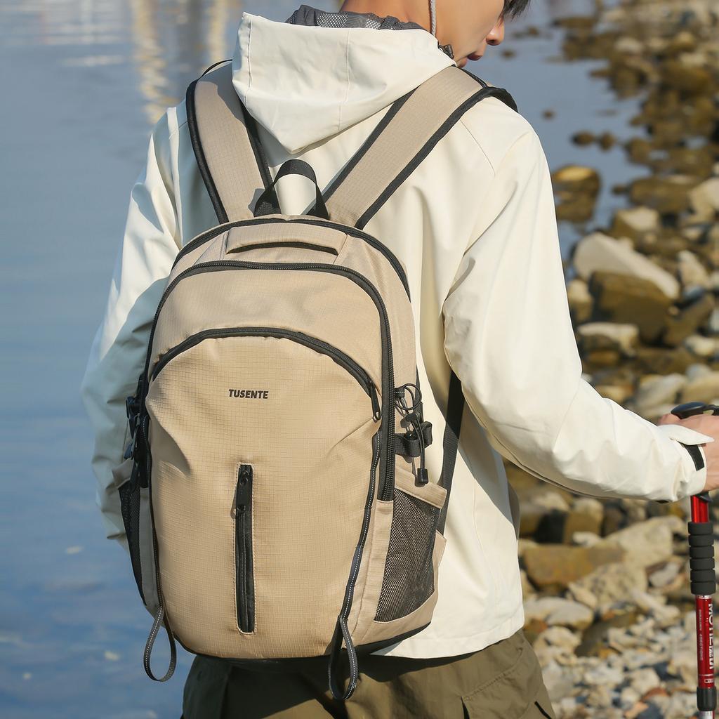 Schoolbag Casual Premium New Men's and Women's Fashion Sports Backpack Niche Light Travel Mountaineering Hiking Backpack