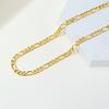 Figaro Chain Necklace Stainless Steel Link Gold Color Choker Necklace Layered Women Girls 14"  18" 20" 24"
