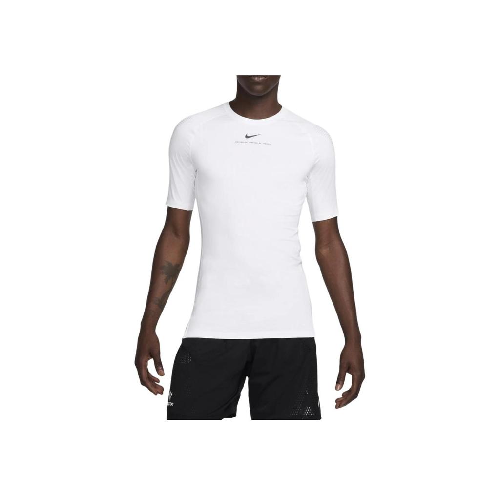 Nike X Drake Kolekcja Nocta SS24 NRG SS Logo Modna Koszulka Męska z Okrągłym Dekoltem Biała DM1710-100