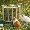 Eingebauter Heuraufenständer Holz-Frettchen-Heuraufe Praktischer Kaninchen-Heufutterspender Chinchilla