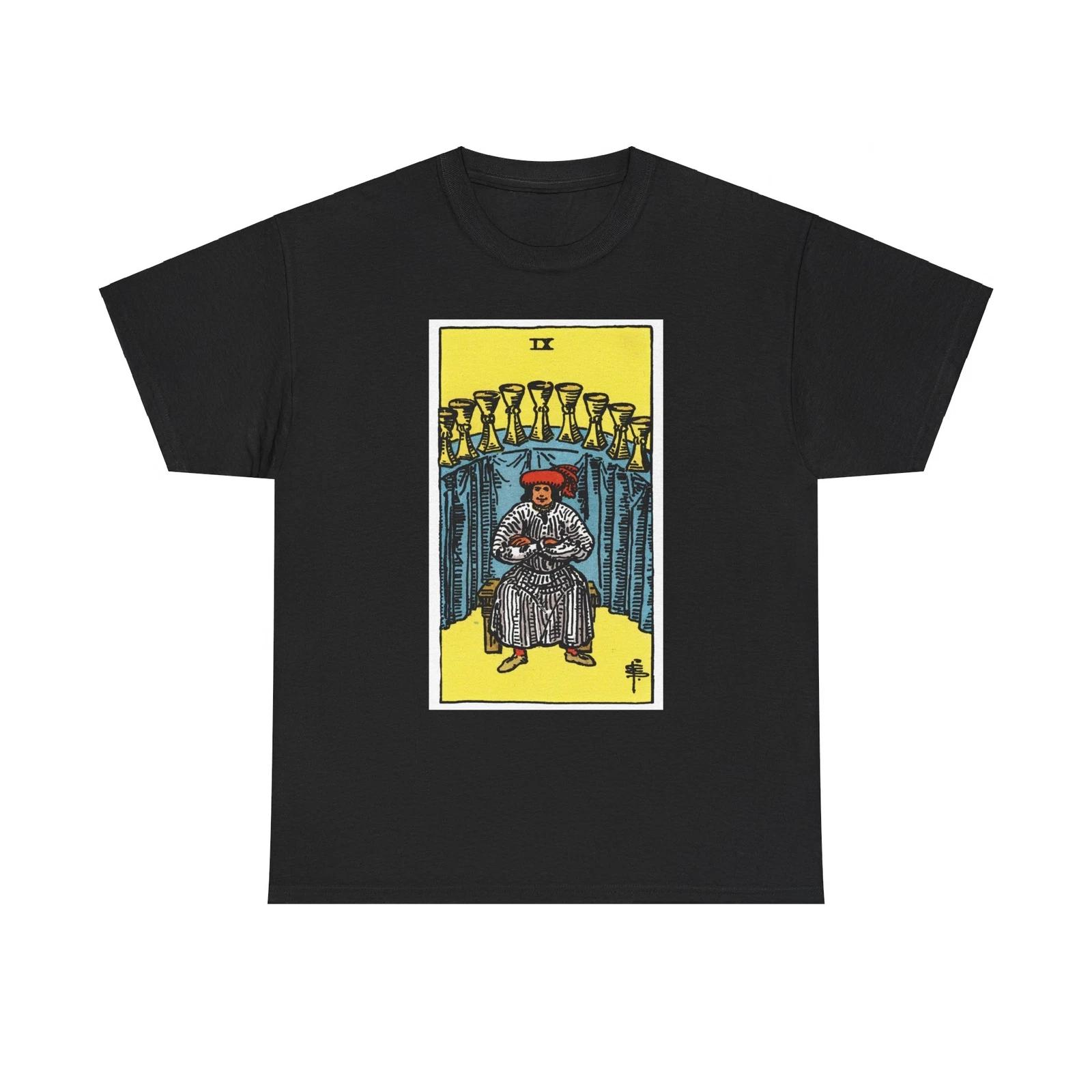 The 9 of Cups (Tarot Card) T shirt 4XL
