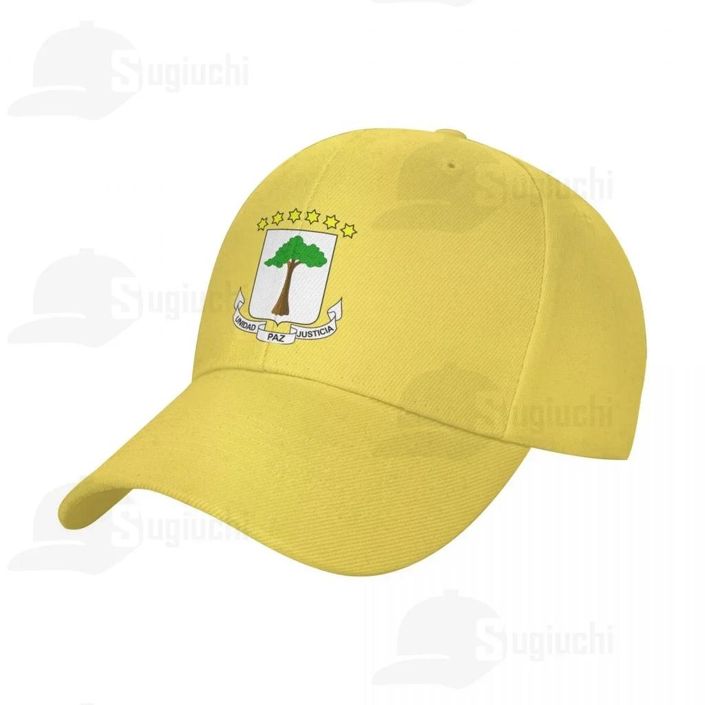 National Emblem Of Equatorial Guinea Coat Of Arms Sun Baseball Cap Dad Hats Adjustable For Unisex Women Unisex Outdoor Hat