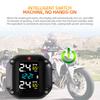 Sistema di monitoraggio della pressione dei pneumatici per motociclette con display digitale Sistema di allarme per il monitoraggio della pressione dei pneumatici wireless per motociclette 2 sensori esterni per pneumatici per motociclette Moto