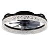 50 * 50 * 16cm Intelligent Silent Chandelier Fan Modern And Fashionable Electric Ceiling Fan Lamp Bedroom LED Ceiling Fan Light