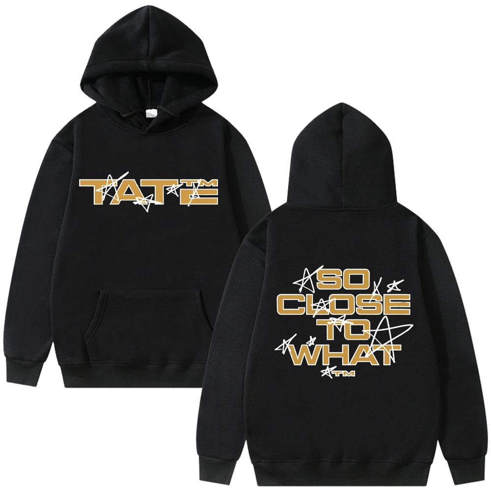 Singer Tate McRae So Close To What Miss Possessive Tour 2025 Hoodie Men Women Fashion Vintage Fleece Pullover Hoodies