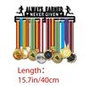 Home & Sports Display Combo:Key Holder & Bathroom Accessories,Wall Coat Racks for | Football & Marathon Medal Holders for Runner