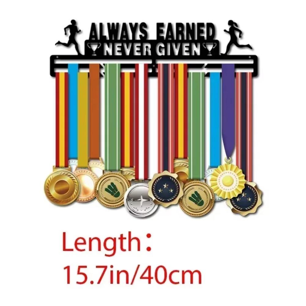 Home & Sports Display Combo:Key Holder & Bathroom Accessories,Wall Coat Racks for | Football & Marathon Medal Holders for Runner