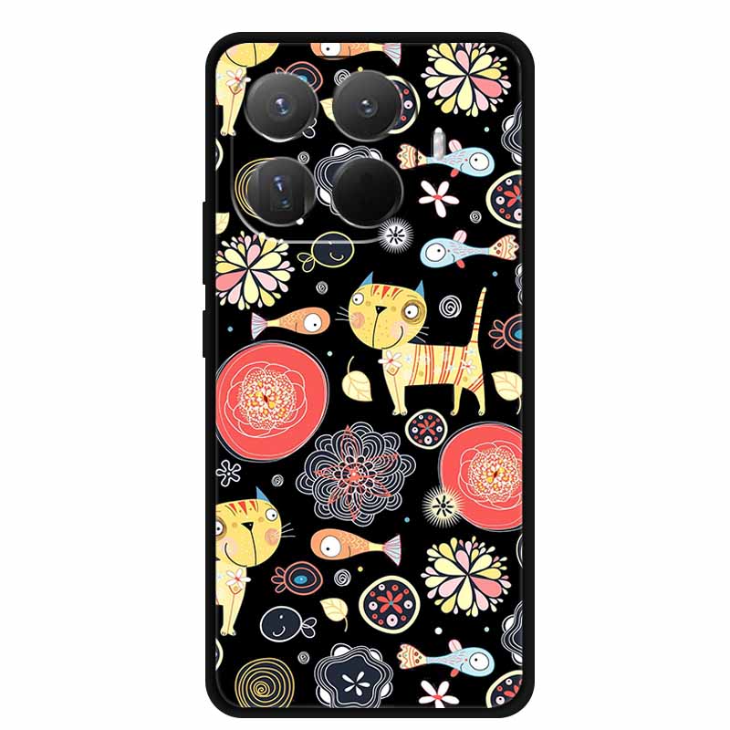 3D TPU Case For Xiaomi 15T 15 T 5G Relief Flowers Coque Embossed Blossoms Funda Silicone Soft Back Phone Cover For Xiaomi15T