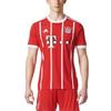 Adidas Soccer Jersey Bayern Munich Black 17 18 Home Fan Version Men's Red AZ7961
