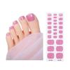 Teennagelstickers Semi-uitgeharde Gel Teennagellak Strips Pedicure Nagels Stickers