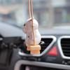 Creative Face Covering Cat Swing Car Accessories Decorative Pendant Cute Car Pendant