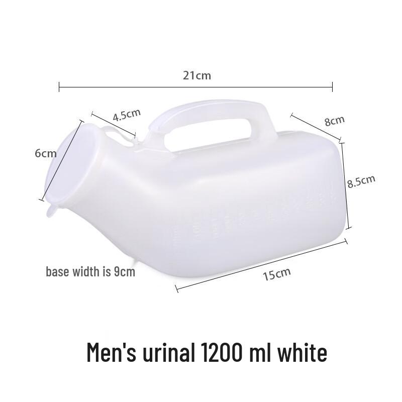 Unisex Portable Plastic Urinal Bottle with Lid