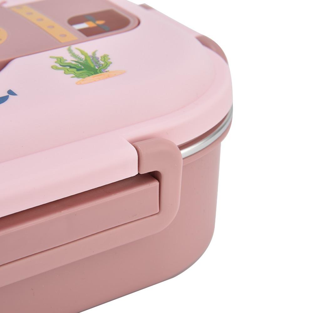 With Soup Bowl Insulated Lunch Box 3 Compartment Lunch Box Portable Leakproof Lunch Box For Travel