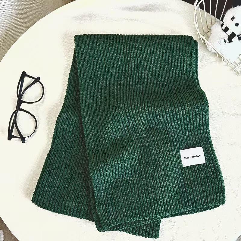 Autumn and winter new arctic velvet knitted scarf, versatile shawl warm knitted scarf neck protection thickened scarf