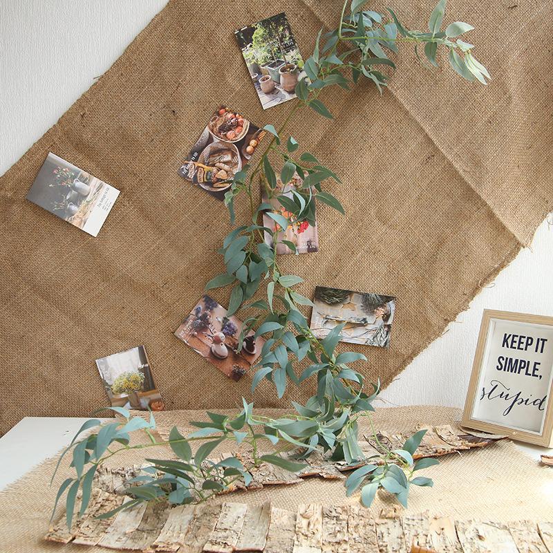 

4pcs 1.6m Simulation Silk Willow Leaf Vine Green Plants Fake Flower Hotel Decorative Artificial Willows Plant Cafe Decoration