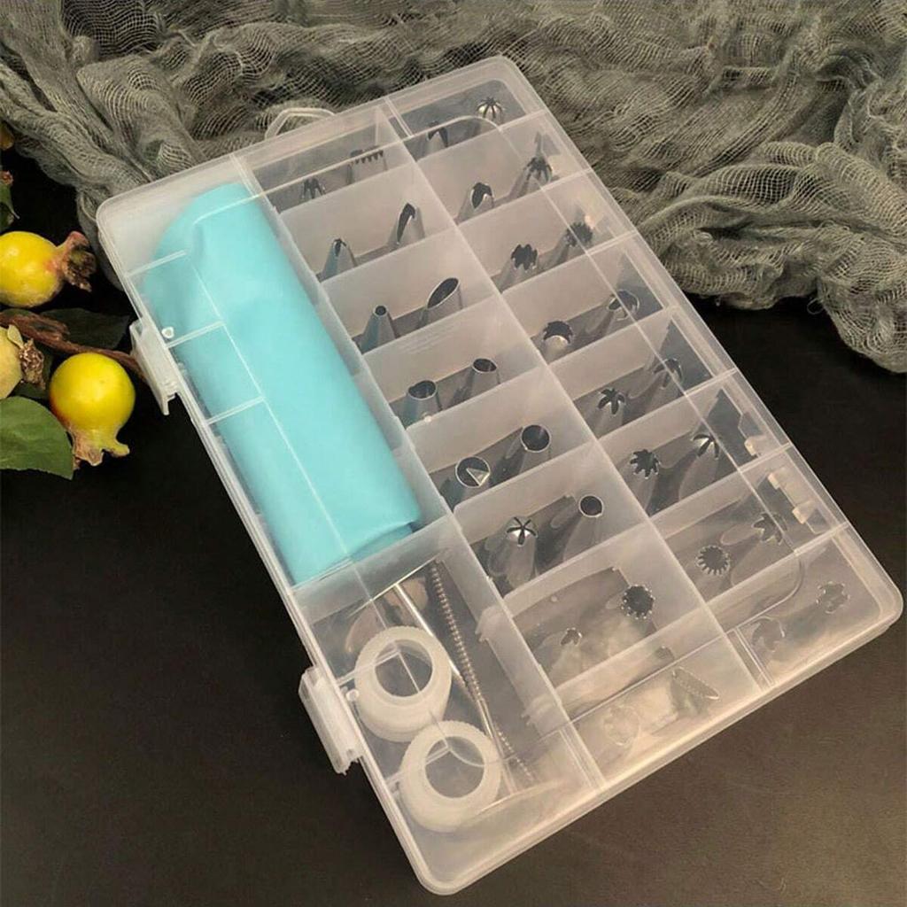 38pcs- Flower Tip Baking Set Decorating Machine Decorating Bag Korean Decorating Tool Box Making Cake Baking Tools