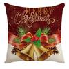 Ins Christmas Decoration Ambiance Socks Bell Pillowcase Sofa Snowman Gift Car Office Pillowcase Cover