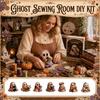 Patchwork DIY Sewing Kit with Fabric for Halloween Crafts