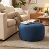 Large Capacity Seat Cushion Cover Unstuffed Clothes Storage Bag Sofa Stool Cover  Living Room Use