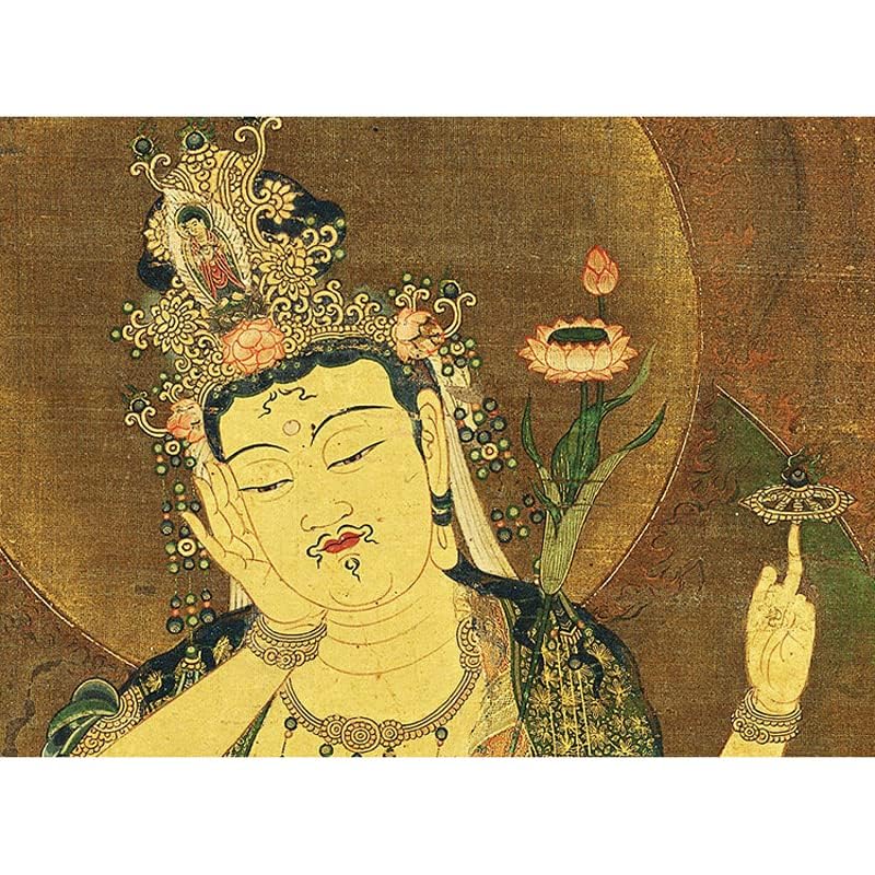 Buddhist Statue Hanging Scroll Hanging Scroll for Buddhist Memorial Buddhist Buddhist Japanese Room Decoration "Nyoirin Kannon" Altars, Services,