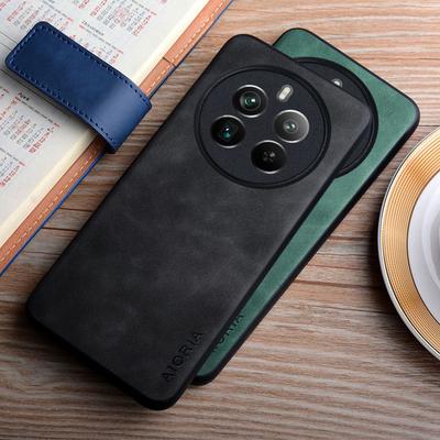 Case For Realme 12 Pro Plus Funda Silky Feel Durable Pu Leather Cover for Realme 12 Plus Case Coque