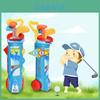 Hochwertiges Mini-Set aus Kunststoff-Golfschlägern für Kinder und Eltern, Spaß im Freien