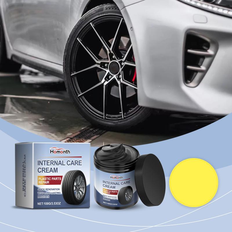 Tire Polishing Wax High Gloss Protects Tires from Oxidation Cracking Enhances Black Finish for Car Lovers