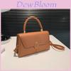 Stilvolle PU-Leder-Umhängetasche für Damen Trendige quadratische Crossbody-Handtasche