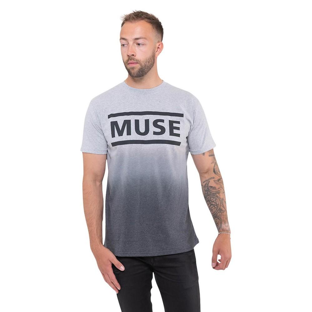 Muse Unisex Adult Dip Dye Logo T-Shirt