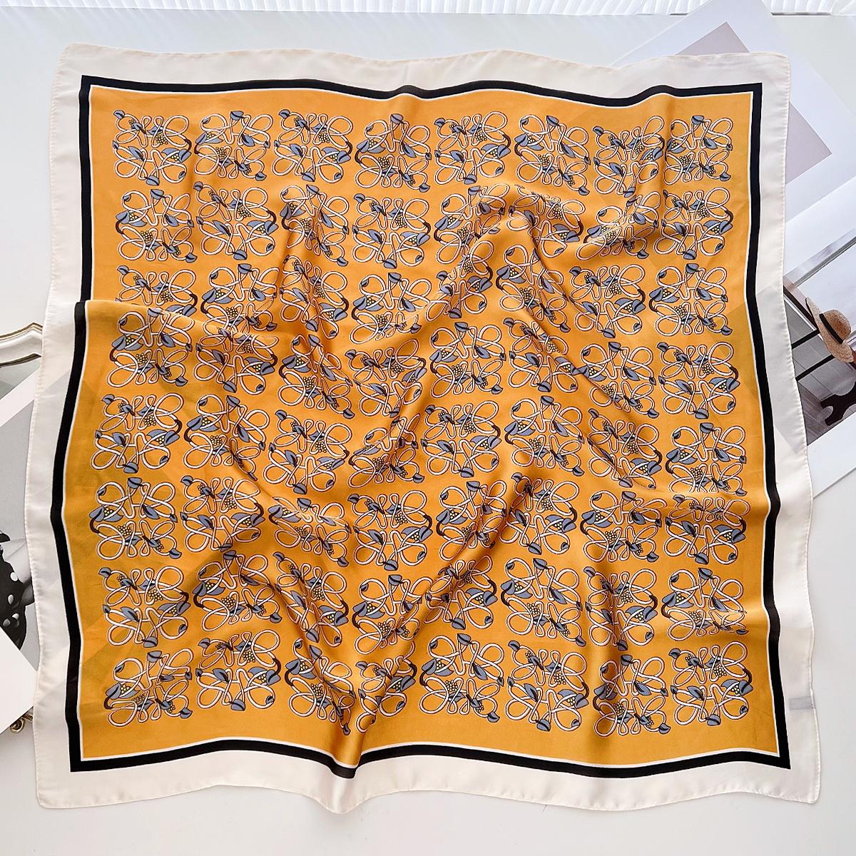 

Новый минималистский маленький квадратный шарф женский шарф профессиональный маленький шарф осенне-зимний теплый шарф шаль темперамент повязка на голову 70*70cm