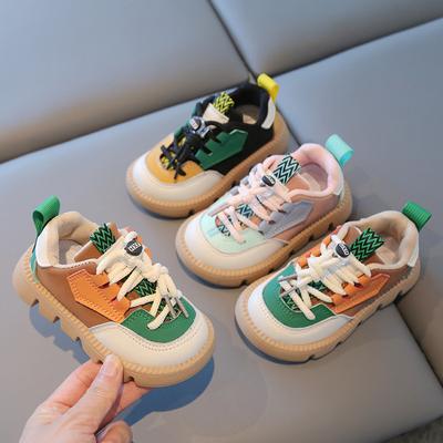 Sneakersy dla dzieci, Nowe buty deskorolkowe dla chłopców na wiosnę i jesień, Antypoślizgowe, Buty codzienne dla dziewcząt, Miękkie podeszwy, Buty dla niemowląt, Pojedyncze buty