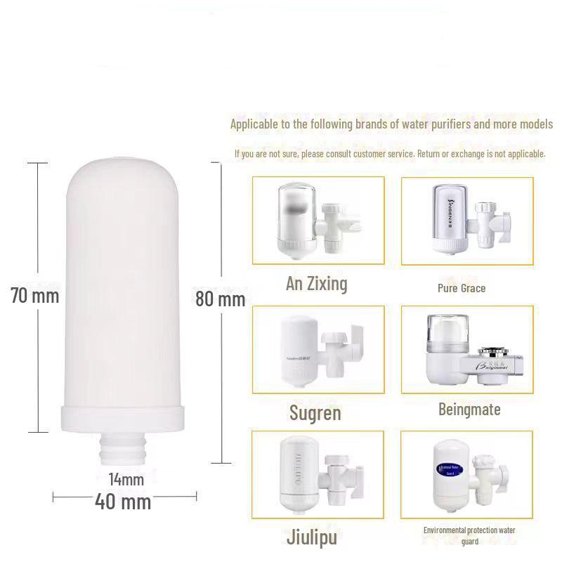 

Универсальный кухонный смеситель Runen, керамический фильтрующий элемент для очистки воды (Очищаемый). 40 mm wide белый